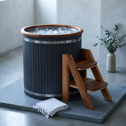 Cold Therapy 1 Person Ice Bath 118 Gallon Cold Plunge 37.5" X 33.25" — Studio Shot
