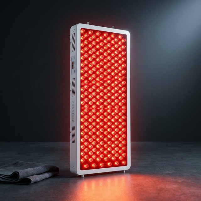 Red Light Therapy Device, 4 Wavelengths Full Body Infrared Red Light Therapy at Home, Elite Grade Dual Chip 300 Leds, High Power, 500W. Modular Design. — Studio Shot